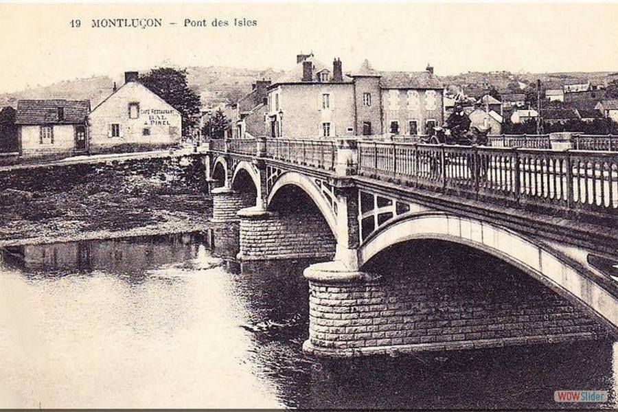 MONTLUCON - Le pont des Iles