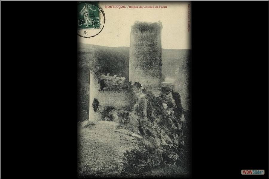 0063-LIGNEROLLES - RUINES DU CHATEAU 