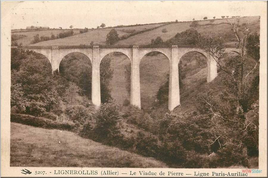 LIGNEROLLES - Le viaduc de pierre